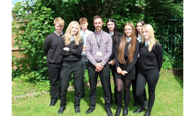 Hospital school staff and pupils celebrate