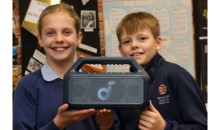 Barney Boombox helps lift spirits