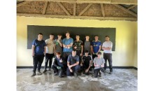 Joiners and bricklayers help rebuild school