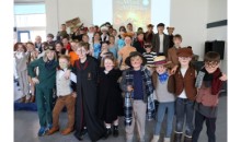 Pupils perform tales from the riverbank. Pupils perform tales from the riverbank.